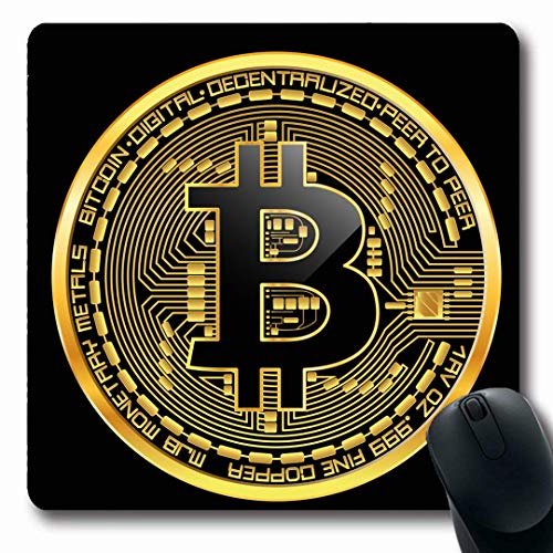 Alfombrillas de ratón Bit Crypto Moneda de oro Tablero negro con fallas Bitcoin Gold Diseño de banca bancaria anónima Forma oblonga 7.9 x 9.5 pulgadas Alfombrilla antideslizante para juegos Alfombrill Alfombrillas de ratón Bit Crypto Moneda de oro Tablero negro con fallas Bitcoin Gold Diseño de banca bancaria anónima Forma oblonga 7.9 x 9.5 pulgadas Alfombrilla antideslizante para juegos Alfombrill