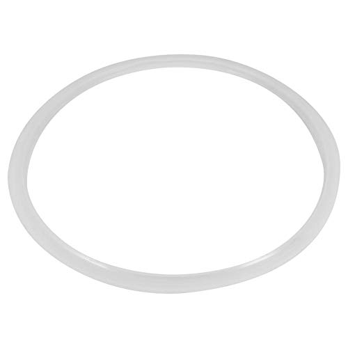 Anillo de sellado de junta, 6 tamaños, anillo de sellado de junta de silicona transparente de repuesto para olla a presión doméstica, herramienta de cocina(24CM)