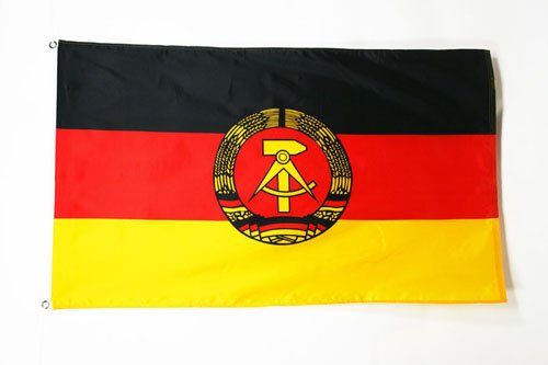 AZ FLAG Bandera de Alemania del Este 150x90cm - Bandera REPÚBLICA DEMOCRÁTICA Alemana 90 x 150 cm