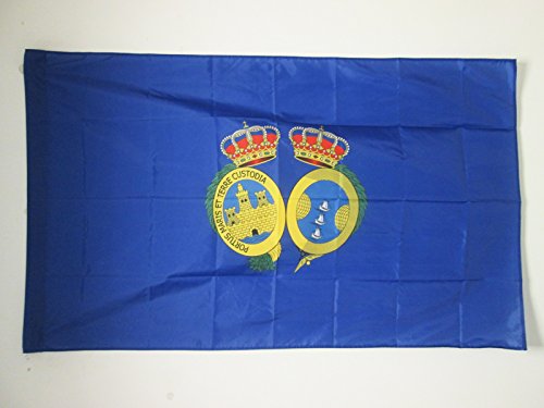 AZ FLAG Bandera de la Provincia DE HUELVA 150x90cm para Palo - Bandera HUELVA EN ANDALUCÍA 90 x 150 cm