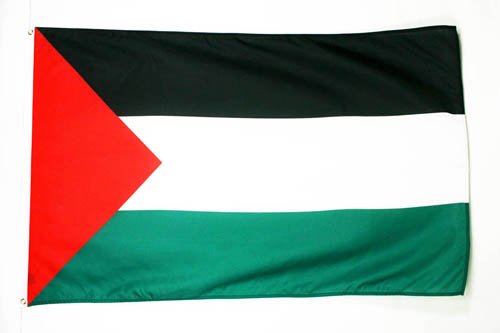 AZ FLAG Bandera de Palestina 250x150cm - Gran Bandera Palestina 150 x 250 cm