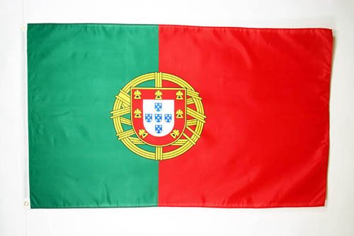 AZ FLAG Bandera de Portugal 150x90cm - Bandera Portuguesa 90 x 150 cm