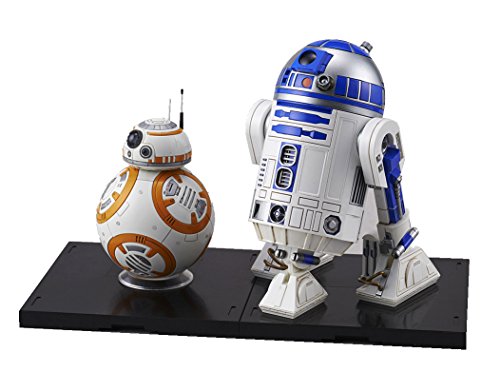 BANDAI Star Wars BB-8 & R2-D2 1/12 Scale Plastic Model by