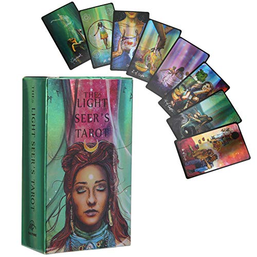 Baraja de Cartas del Tarot, Fate Playing Card para Principiantes, Tarjetas de Juego de Adivinación Juego de Mesa de Adivinación del Destino para Fiestas Familiares/Adivinos/Predicción Psíquica Baraja de Cartas del Tarot, Fate Playing Card para Principiantes, Tarjetas de Juego de Adivinación Juego de Mesa de Adivinación del Destino para Fiestas Familiares/Adivinos/Predicción Psíquica