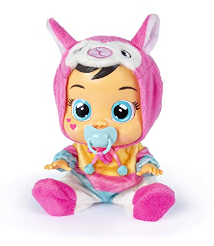 Bebés Llorones Lena - Muñeca interactiva que llora de verdad con chupete y pijama de Lana