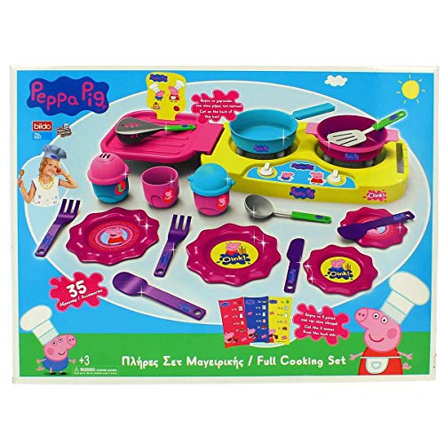 Bildo- Juego de Cocina Grande Peppa Pig, Multicolor 8108