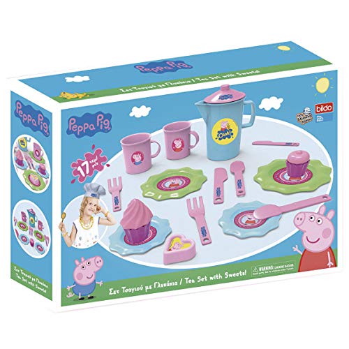 Bildo Peppa Pig-Juego de té pequeño, Multicolor 8105 Bildo Peppa Pig-Juego de té pequeño, Multicolor 8105