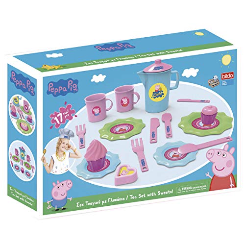 Bildo Peppa Pig-Juego de té pequeño, Multicolor 8105