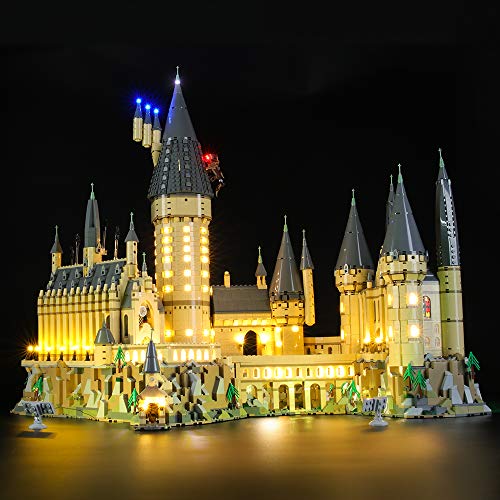 BRIKSMAX Kit de Iluminación Led para Lego Harry Potter Castillo de Hogwarts ,Compatible con Ladrillos de Construcción Lego Modelo 71043, Juego de Legos no Incluido