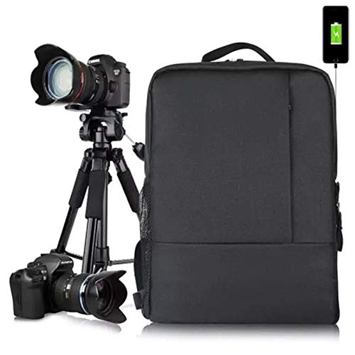 Cajas de la cámara Fotografía universal 3 colores disponibles múltiples funciones de nylon impermeable DSLR SLR Mochila Para la protección de las cámaras ( Color : Grey , Size : 265x330x125mm )