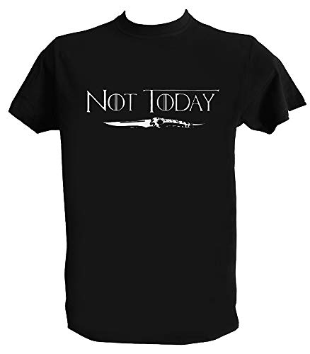 Camiseta Not Today Hombre Niño Arya Stark Juego de Tronos Series TV, Hombre - S