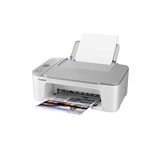 Canon PIXMA TS3451 - Impresora multifunción DIN A4 (escáner, fotocopiadora, Impresora, 4800 x 1200 dpi, LCD, WLAN, USB, Apple AirPrint, PIXMA Cloud Link, impresión dúplex), Color Blanco