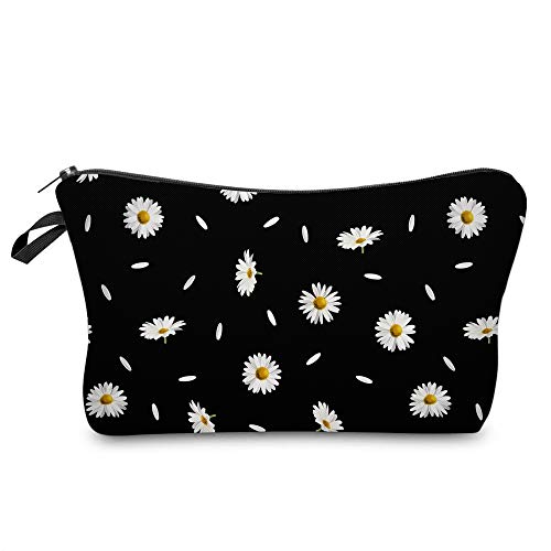 Canvas Cosmetic Bag Women Make Up Pouch Floral Printed Zipper Organizer Storage Pouch For Female Toiletry Wash Bag 302-1052366 Canvas Cosmetic Bag Women Make Up Pouch Floral Printed Zipper Organizer Storage Pouch For Female Toiletry Wash Bag 302-1052366