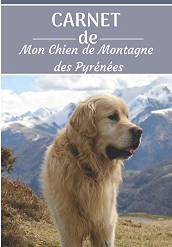 CARNET de Mon Chien de Montagne des Pyrénées.: Carnet de santé et d’éducation pour chiens | 157 pages, 17cm x 25cm | Idéal pour les propriétaires d’un Chien de Montagne des Pyrénées |