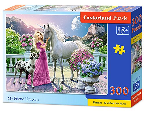 Castorland My Friend Unicorn 300 pcs Puzzle - Rompecabezas (Puzzle Rompecabezas, Hada, Niños, Niño/niña, 8 año(s), Interior)