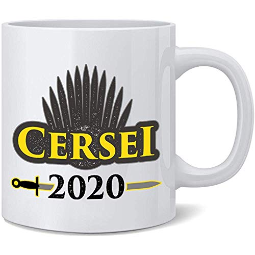 Cersei 2020 for President Campaign Taza de café de cerámica divertida Tazas de café Taza de té Regalo divertido de la novedad 12 oz