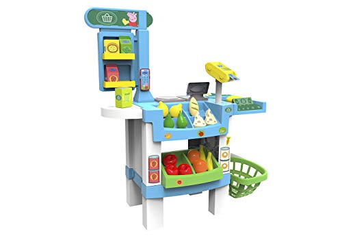 Chicos Supermercado Peppa Pig, Tienda de Juguete con Sonido y con 38 Accesorios, a Partir de 3 Años, Medidas: 73.5 x 50 x 91.1 cm (84119) Chicos Supermercado Peppa Pig, Tienda de Juguete con Sonido y con 38 Accesorios, a Partir de 3 Años, Medidas: 73.5 x 50 x 91.1 cm (84119)