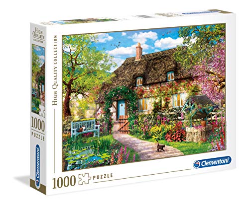 Clementoni- The Old Cottage Puzzle, 1000 Piezas, Multicolor (39520)