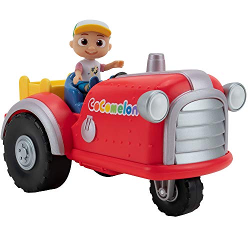 CoComelon CMW0038 - Tractor con Sonido y Figura Exclusiva JJ para niños a Partir de 2 años