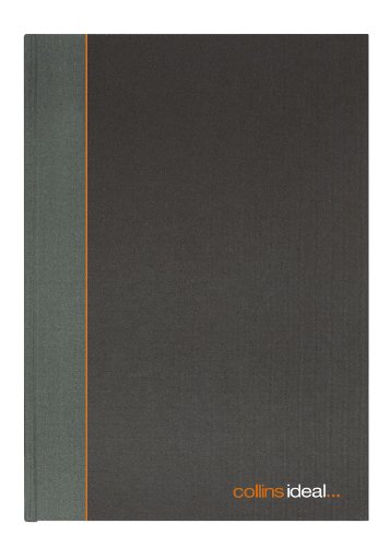 Collins Ideal - Cuaderno para contabilidad (tamaño A5), color gris