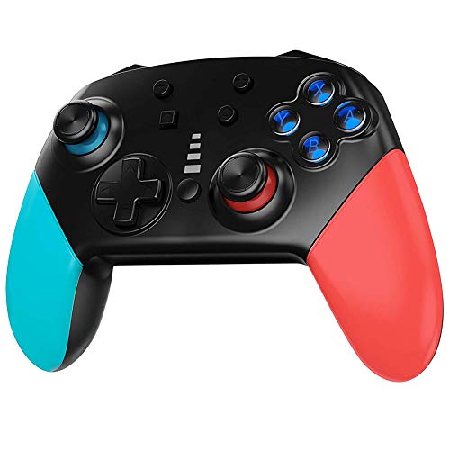 Controladores Inalámbricos Gamepad Wireless Game Controller Joystick Bluetooth Gaming Joystick Suit para Switch Black