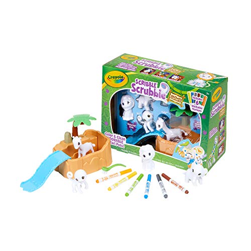 Crayola Washimals Safari Tub Animal Toy Set, juguetes para niños y niñas, regalo, edad 3+