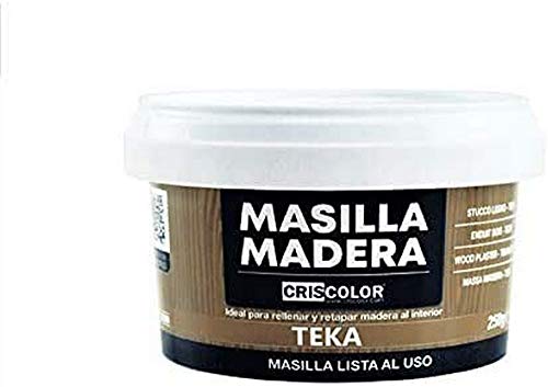 CRISCOLOR Masilla Madera Teka, ENVASE 250gr.