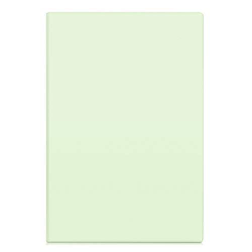 Cuaderno de oficina con tapa suave, A5, 96 hojas, superficie suave, cambia de color, piel sintética, 1 paquete de diarios, papel rayado L, para Shool rosa, azul, verde
