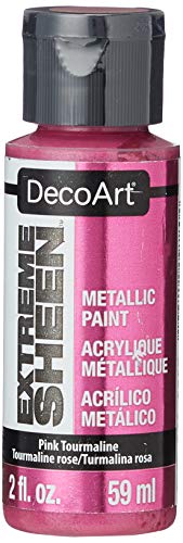 DecoArt Americana – Extreme brillo tarro de pintura, acrílico, rosa turmalina, 59 ml