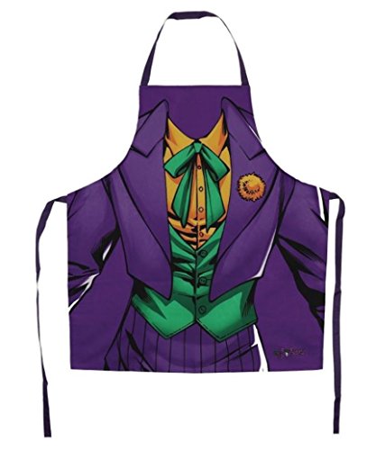 Delantal de cocina oficial de Batman DC Comics Originals 'Joker Costume' Novedad