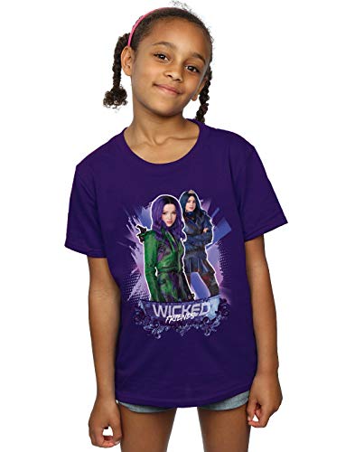 Disney Niñas The Descendants Wicked Friends Camiseta Púrpura 7-8 Years