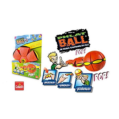 DISTRIBUCION ANDRONI- Disco PHLAT Ball LANZALO Y SE Convierte EN Pelota, Multicolor (14720537)