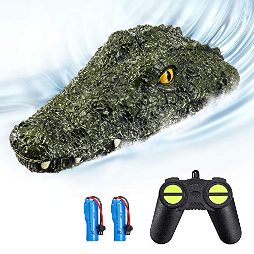 EACHINE EB01 RC Juguetes Barco de Control Remoto Teledirigido Alta Velocidad 2.4G 15km/h 30 mins Simulación Crocodile Adultos(2 Baterías) EACHINE EB01 RC Juguetes Barco de Control Remoto Teledirigido Alta Velocidad 2.4G 15km/h 30 mins Simulación Crocodile Adultos(2 Baterías)