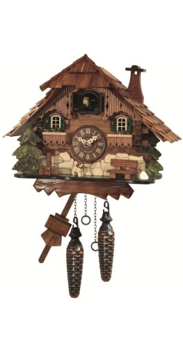 Engstler Reloj cucú de Cuarzo Casa de la Selva Negra EN 414 Q