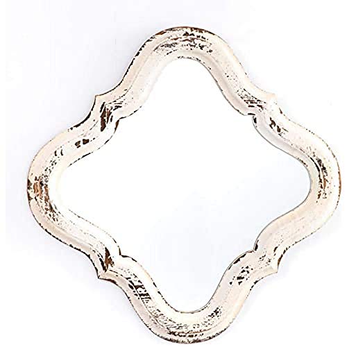 Espejo Madera Provenzal Blanco 60 x 3