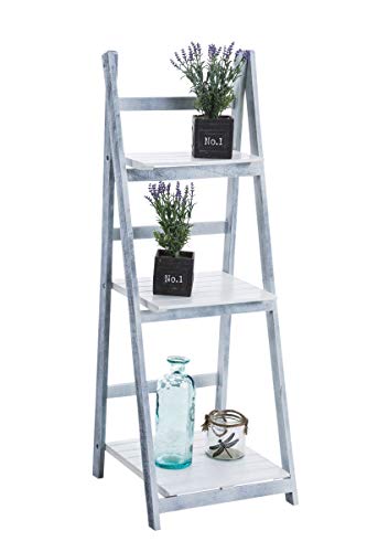 Estantería De Escalera Yana I Estantería Librería De Madera I Estantería De 3 Niveles Plegables I Estantería Decorativa Rústica I Color:, Color:Blanco/Gris Estantería De Escalera Yana I Estantería Librería De Madera I Estantería De 3 Niveles Plegables I Estantería Decorativa Rústica I Color:, Color:Blanco/Gris
