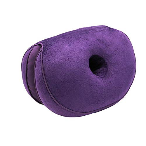 Eurobuy Cojín Multifunción Tejido de Felpa Cojín de Asiento de Oficina de Diseño Hueco Doble en Forma de O para Aliviar La Presión Eurobuy Cojín Multifunción Tejido de Felpa Cojín de Asiento de Oficina de Diseño Hueco Doble en Forma de O para Aliviar La Presión