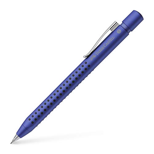 Faber-Castell Grip 2011 - Portaminas (0,7 mm), color azul metálico