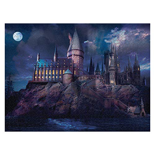 Fujinfeng Puzzle 1000 Piezas Harry Potter Castillo, Rompecabezas 1000 Piezas Harry Potter, Rompecabezas de Hogwarts de 1000 Piezas para Harry Potter Fans-Academia de Magia
