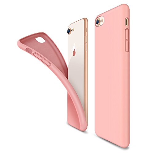 Funda iPhone 6 Plus, 4-Danie Funda Silicone Case Con Cojín Tela De Microfibra, Antideslizante y Anti-Arañazos Cascara Protectora para el iPhone 6 Plus (1)