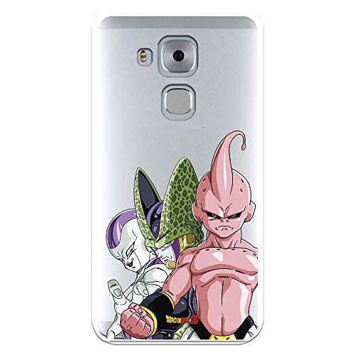 Funda para Huawei Nova Plus Oficial de Dragon Ball Dragon Ball Z Villanos para Proteger tu móvil. Carcasa para Huawei de Silicona Flexible con Licencia Oficial de Dragon Ball.