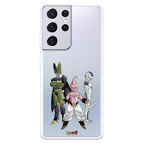 Funda para Samsung Galaxy S21 Ultra Oficial de Dragon Ball Villanos Siluetas para Proteger tu móvil. Carcasa para Samsung de Silicona Flexible con Licencia Oficial de Dragon Ball. Funda para Samsung Galaxy S21 Ultra Oficial de Dragon Ball Villanos Siluetas para Proteger tu móvil. Carcasa para Samsung de Silicona Flexible con Licencia Oficial de Dragon Ball.