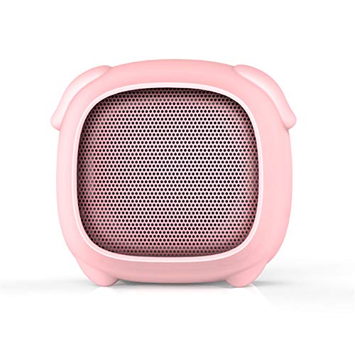 FWRSR Portable Cute Pet Speakers Wireless Mini Bluetooth Speaker con micrófono TF Insertar Tarjeta niños Subwoofer,D