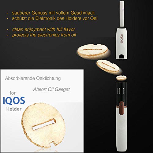GC Tech - Cojín de absorción de Aceite Original Compatible con IQOS Holder 3 2.4 Plus + 2.0 para Disfrutar y Proteger la electrónica