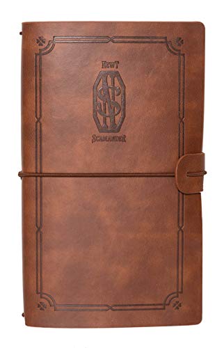 Grupo Erik CTBV006 - Cuaderno de viaje, Cuaderno de notas de cuero Animales Fantásticos, 12x19,6x1,7 cm