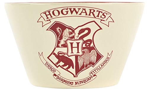 Half Moon Bay Tazón de cereales con el Escudo Hogwarts de Harry Potter