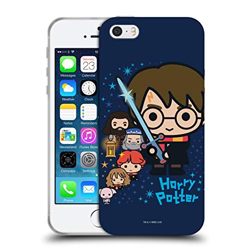 Head Case Designs Oficial Harry Potter Personajes Deathly Hallows I Carcasa de Gel de Silicona Compatible con Apple iPhone 5 / iPhone 5s / iPhone SE 2016