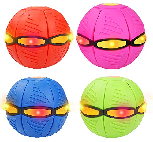 HJXY Bola mágica OVNI con luz LED Magic Flying Football Deformación Juguetes Descompresión Niños Regalo Divertido al Aire Libre (Rosa roja) HJXY Bola mágica OVNI con luz LED Magic Flying Football Deformación Juguetes Descompresión Niños Regalo Divertido al Aire Libre (Rosa roja)