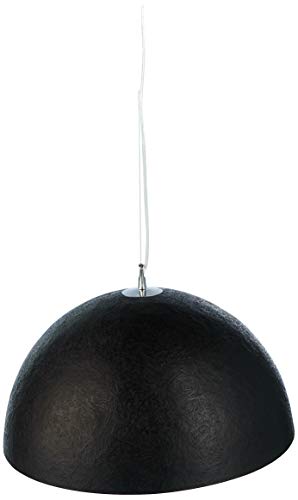 Homemania HOMAX_4250 - Lámpara colgante Acer negra de metal, 45 x 45 x 100 cm