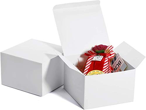 HOUSE DAY Cajas de Kraft 15x15x10cm, Cajas de Regalo de Papel marrón con Tapas, Cajas para Envolver Regalos, Caja de Regalo de Padrinos de Boda, (10PACK) HOUSE DAY Cajas de Kraft 15x15x10cm, Cajas de Regalo de Papel marrón con Tapas, Cajas para Envolver Regalos, Caja de Regalo de Padrinos de Boda, (10PACK)
